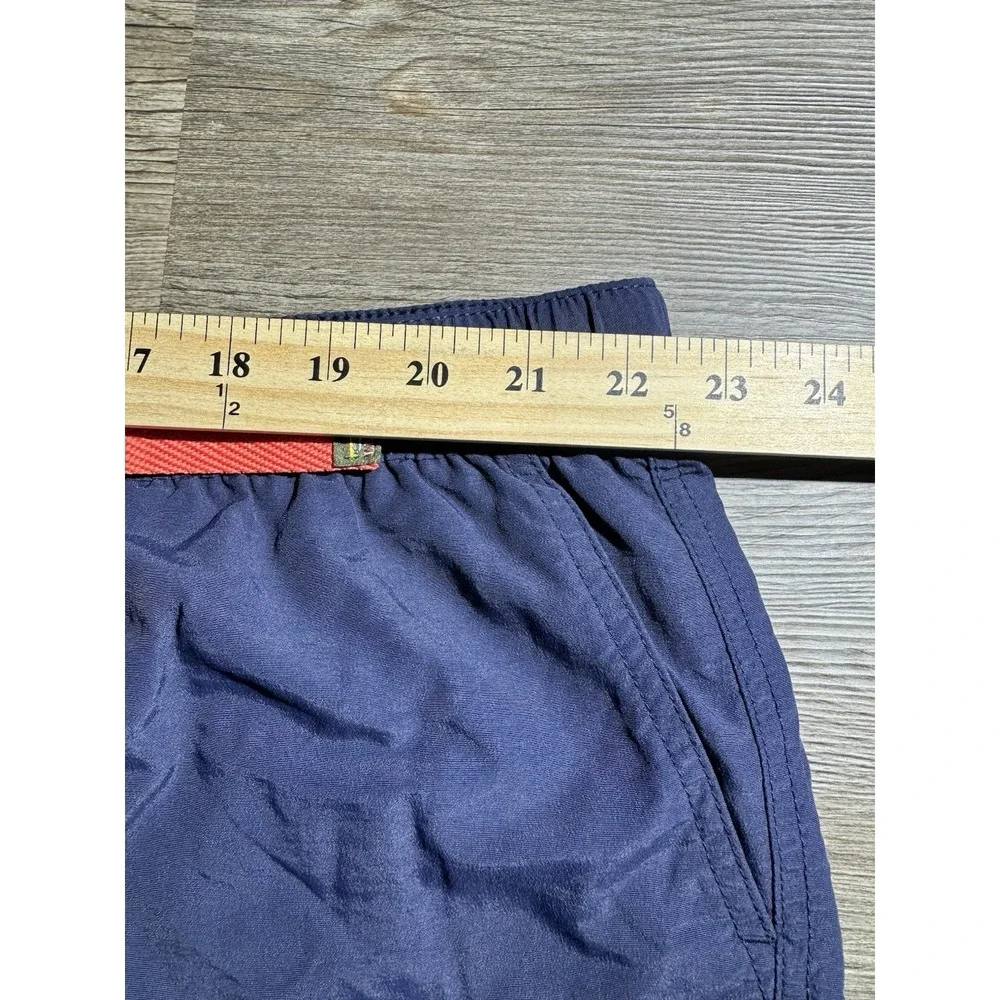 L.L.Bean Swim Trunks Mens XXL Navy Blue Lined Beach Shorts Drawstring Mesh Liner